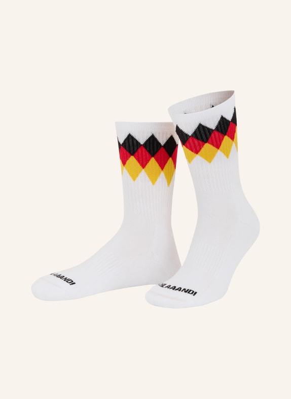NBDC Chaussettes ALLEMAGNE BLANC / ROUGE / NOIR