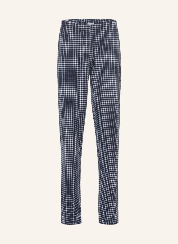 mey Pyjamabroeken uit de WHITE CHECK-serie DONKERBLAUW / WIT
