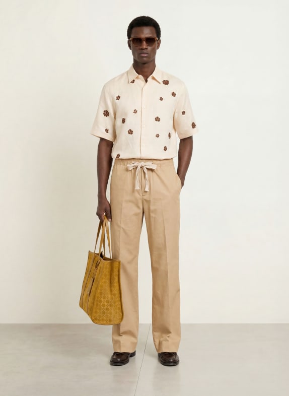 SANDRO Hose im Jogging-Stil Regular Fit HELLBRAUN