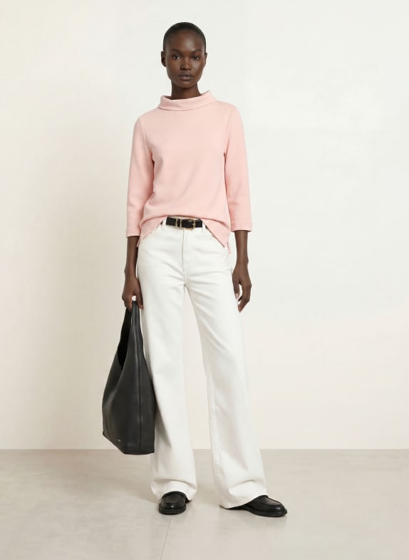 HOBBS BETSY-colshirt met col en 3/4-mouwen ROSE CLAIR