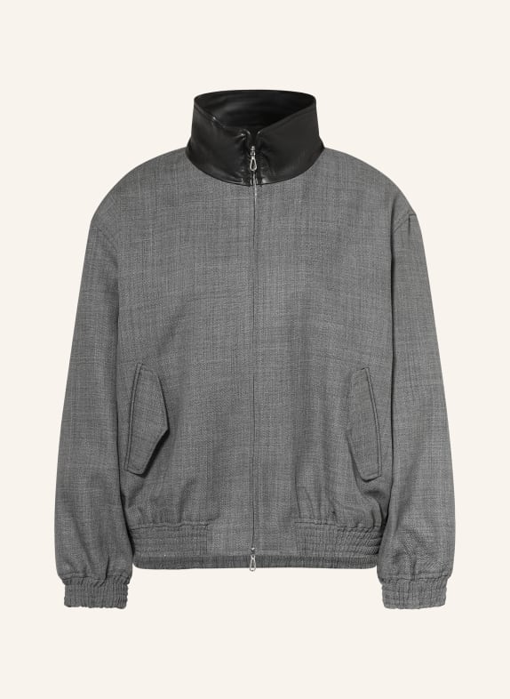 SANDRO Blouson GRAU / SCHWARZ