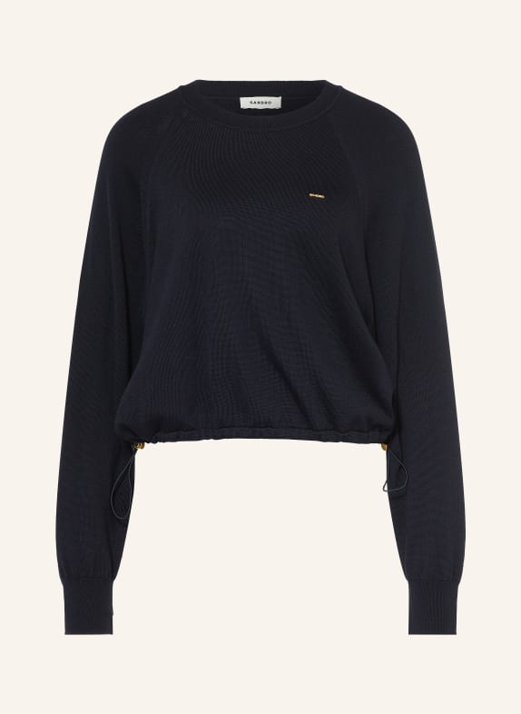 SANDRO Pullover SCHWARZ