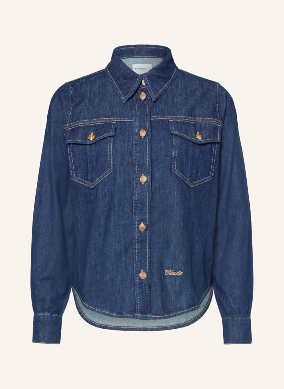 CLAUDIE PIERLOT Jeansbluse DUNKELBLAU