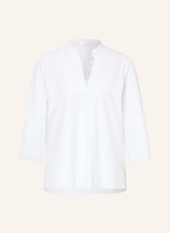 SPORTALM Chemisier à manches 3/4 orné de strass BLANC