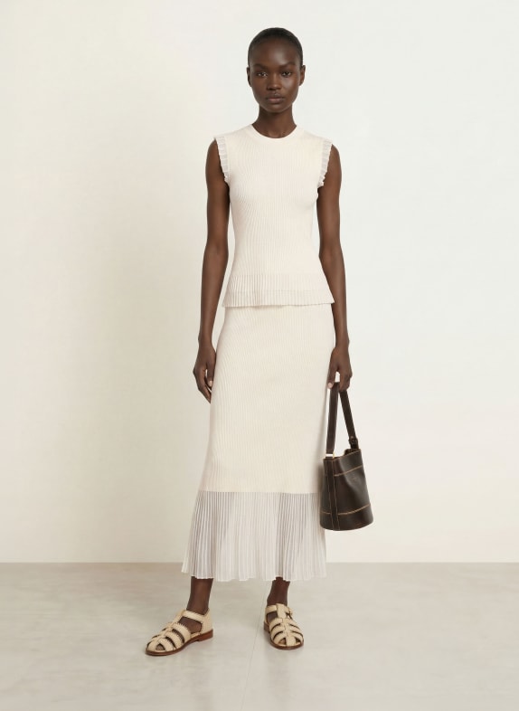 CLAUDIE PIERLOT Stricktop ECRU