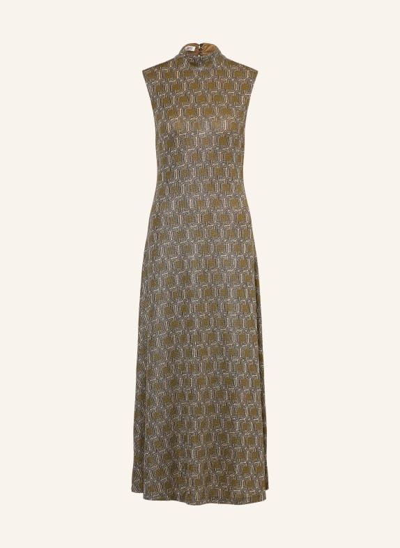 SIYU Robe avec fil pailleté OLIVE / ARGENT