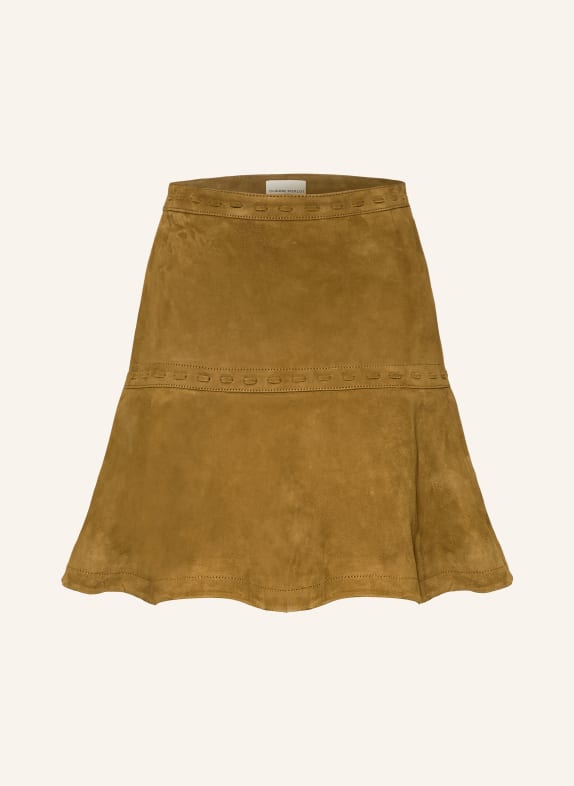 CLAUDIE PIERLOT Lederrock BRAUN