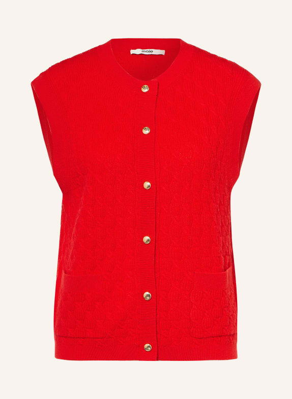 maje Strickweste ROT