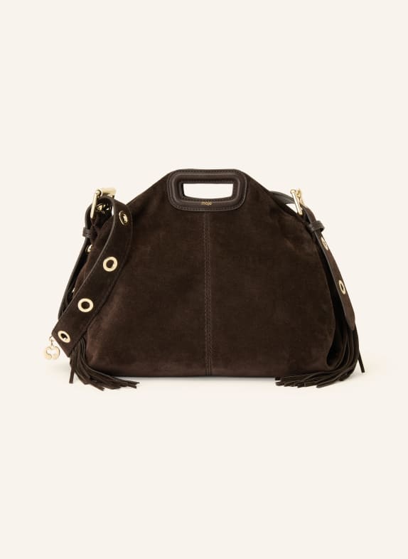 maje Handtasche DUNKELBRAUN