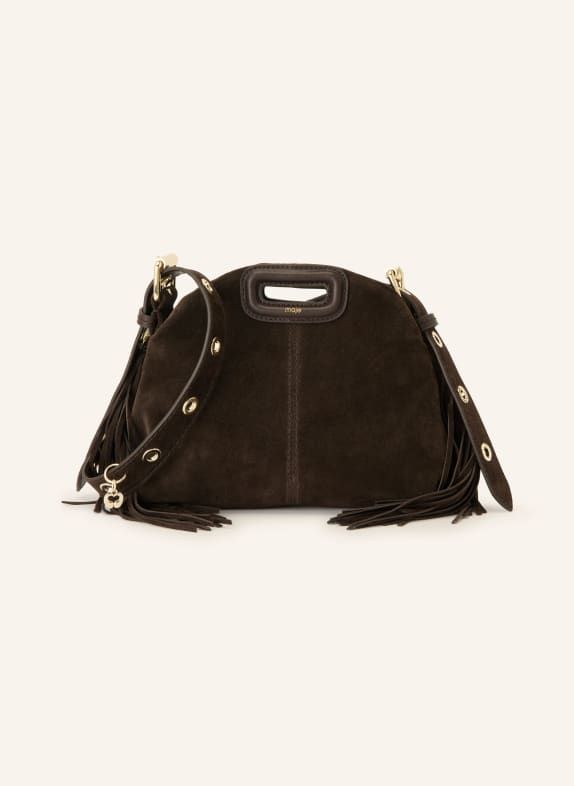 maje Handtasche DUNKELBRAUN