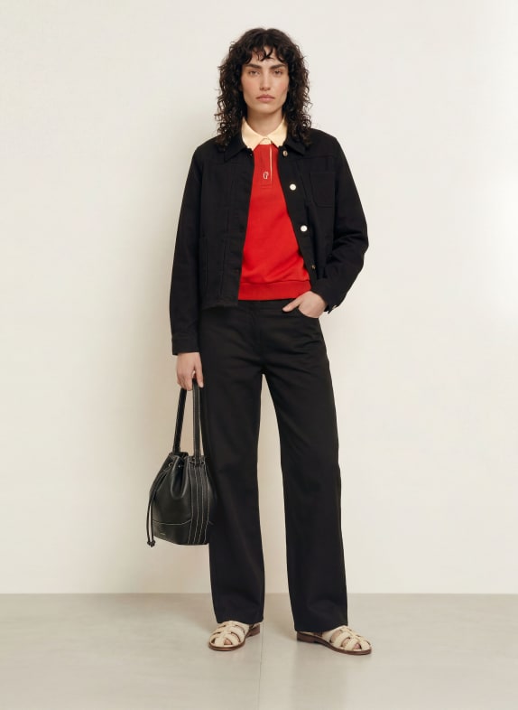 CLAUDIE PIERLOT Jeansjacke V002 BLACK DENIM