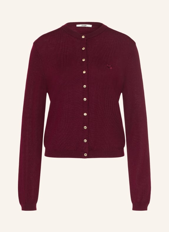 maje Strickjacke DUNKELROT