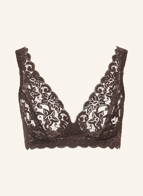 HANRO Triangel-bh MOMENTS MARRON FONCÉ
