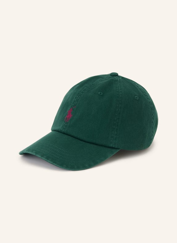 POLO RALPH LAUREN Cap DUNKELGRÜN / DUNKELROT