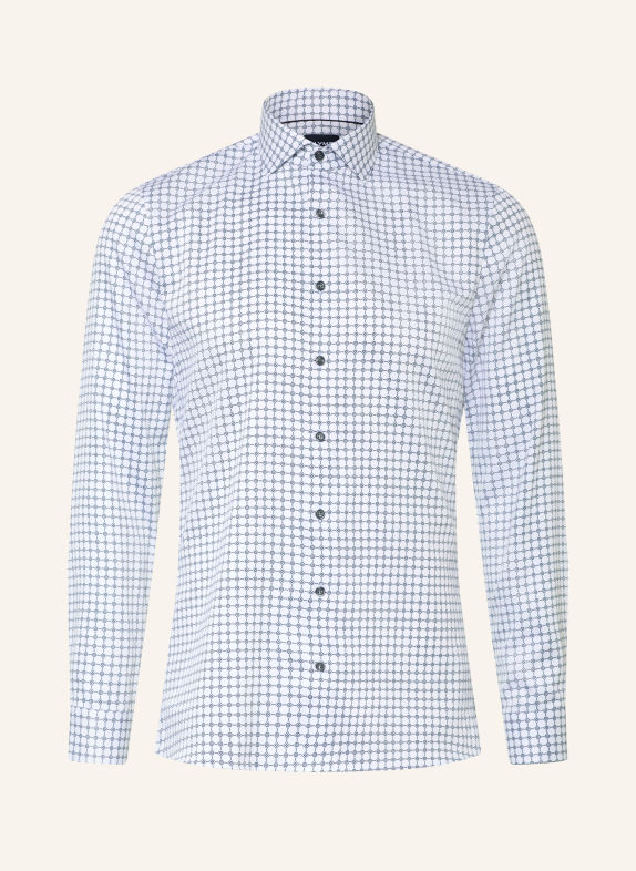 OLYMP Hemd No. Six super slim WEISS / DUNKELBLAU
