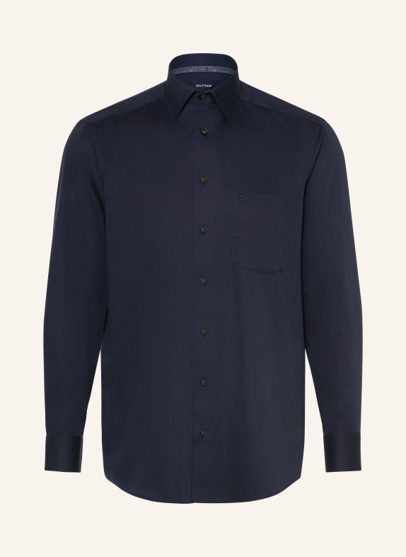 OLYMP Chemise Luxor coupe confort BLEU FONCÉ