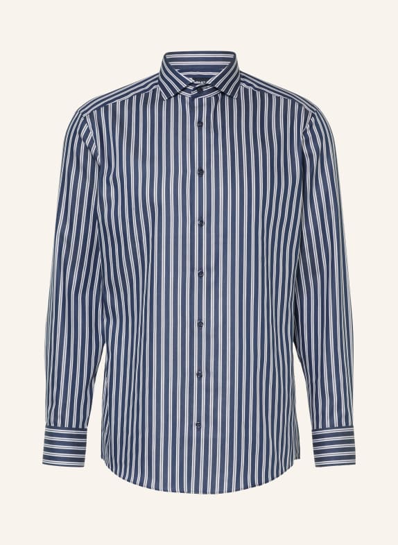 OLYMP Hemd Luxor modern fit DUNKELBLAU / KHAKI / WEISS