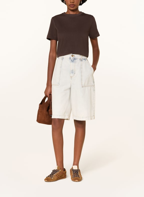 SAMSØE  SAMSØE T-shirt CAMINA MARRON FONCÉ