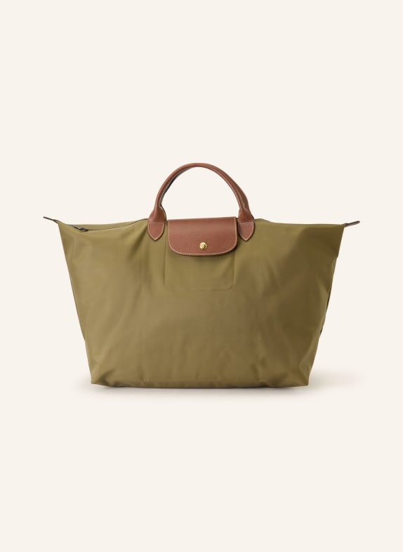LONGCHAMP Shopper LE PLIAGE LARGE OLIV / BRAUN