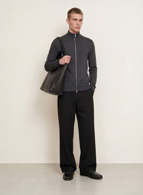 DRYKORN Gebreid vest ANTONIO DONKERGRIJS