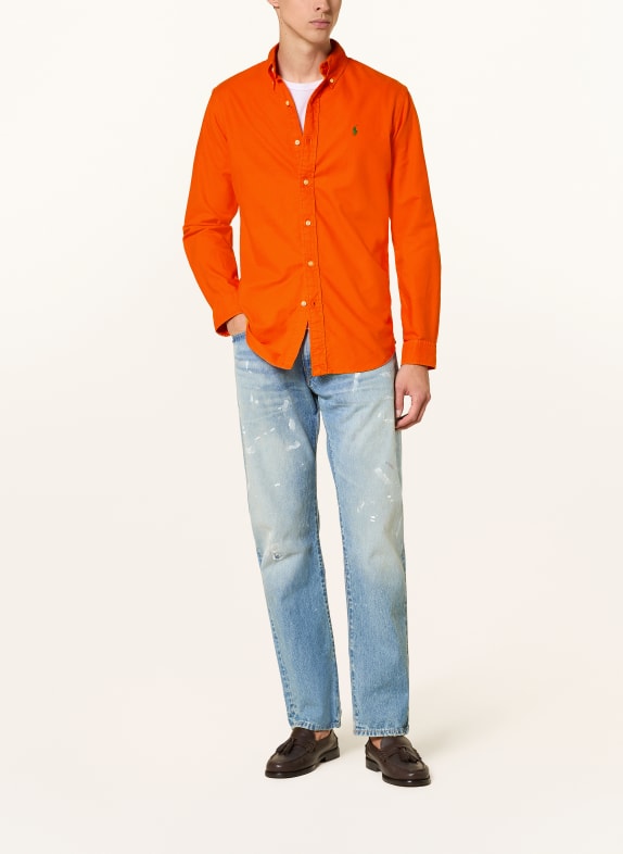 POLO RALPH LAUREN Oxfordhemd Custom Fit ORANGE