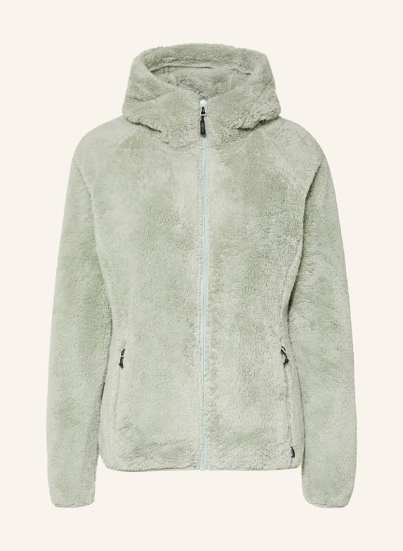 me°ru' Fleece jacket ROXBURGH LIGHT GREEN