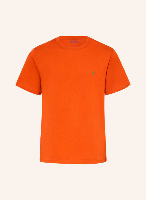 POLO RALPH LAUREN T-shirt DARK ORANGE / GREEN