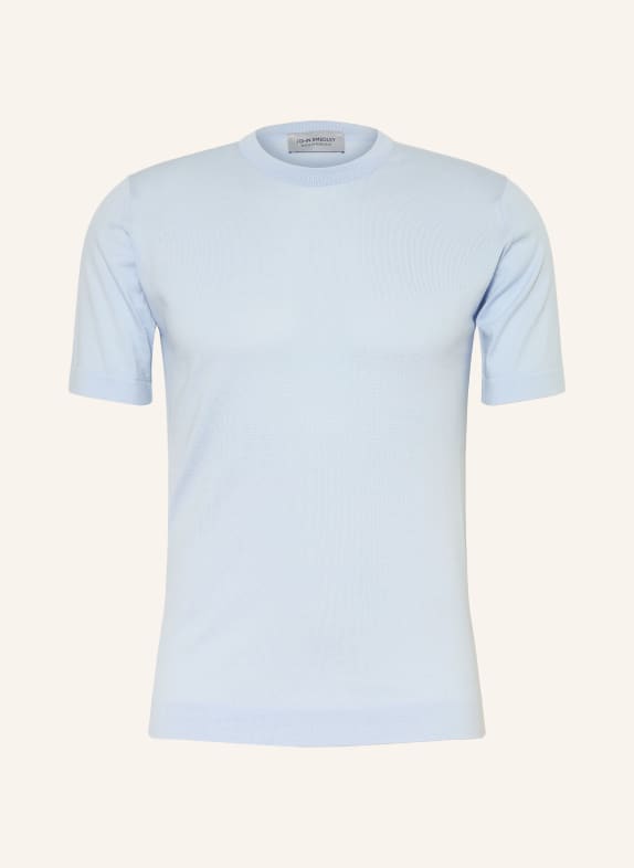JOHN SMEDLEY T-shirt LORCA BLEU CLAIR