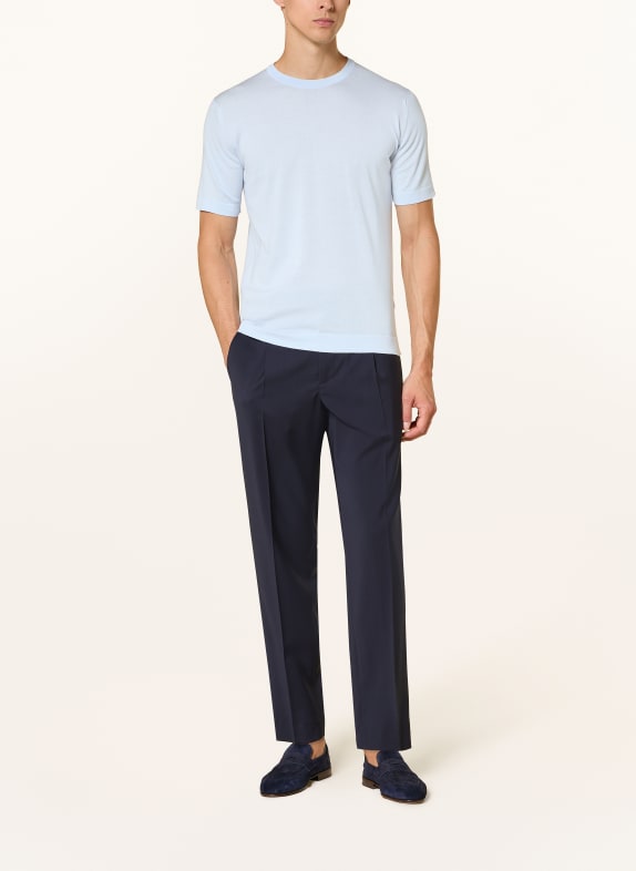 JOHN SMEDLEY LORCA T-shirt LIGHT BLUE