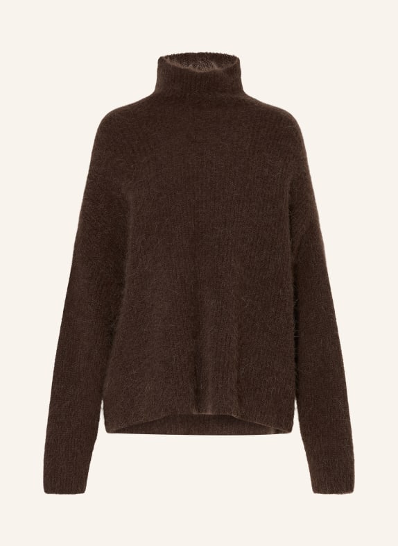 by Aylin Koenig Pullover MARA mit Alpaka DUNKELBRAUN