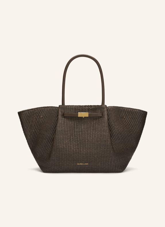DEMELLIER Shopper THE NEW YORK LARGE MÖRKBRUN
