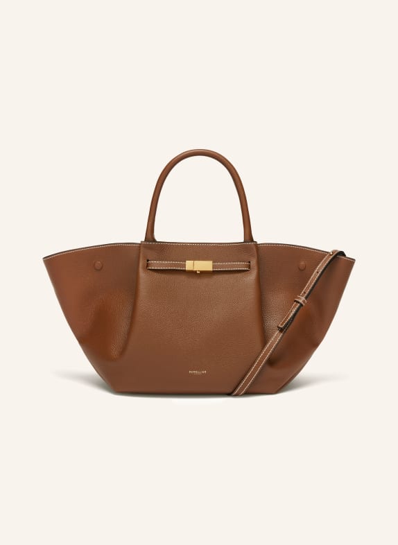 DEMELLIER Handtasche THE MIDI NEW YORK BRAUN