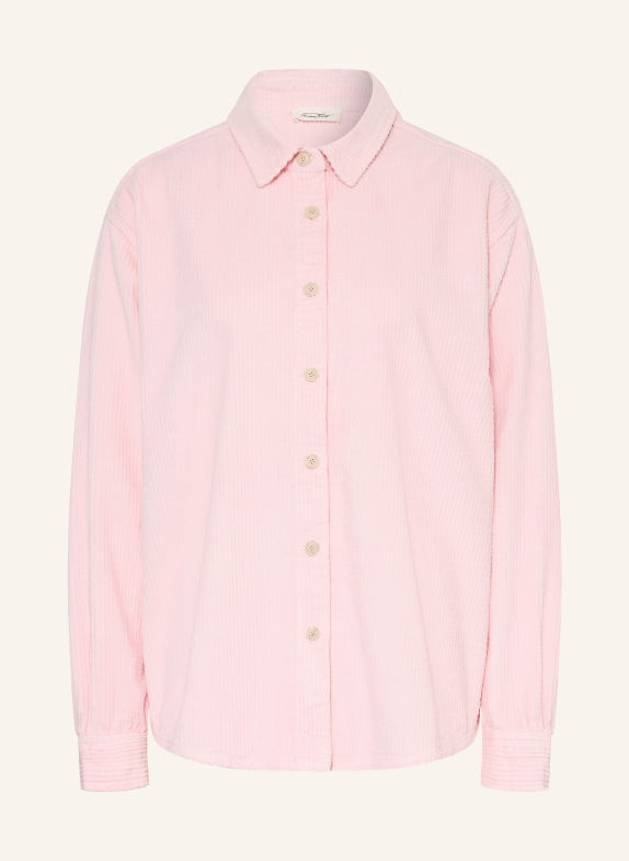 American Vintage Surchemise en velours côtelé PADOW ROSE CLAIR