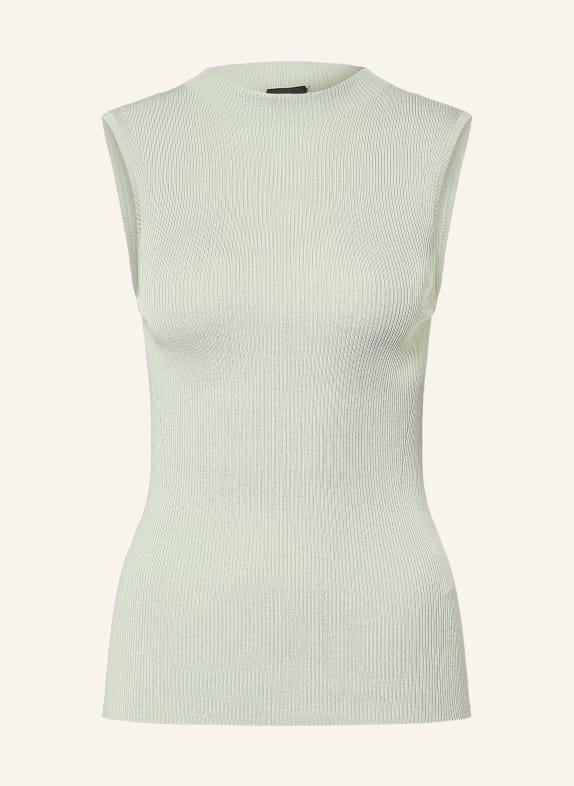 BOSS Knit top FESKIES LIGHT GREEN