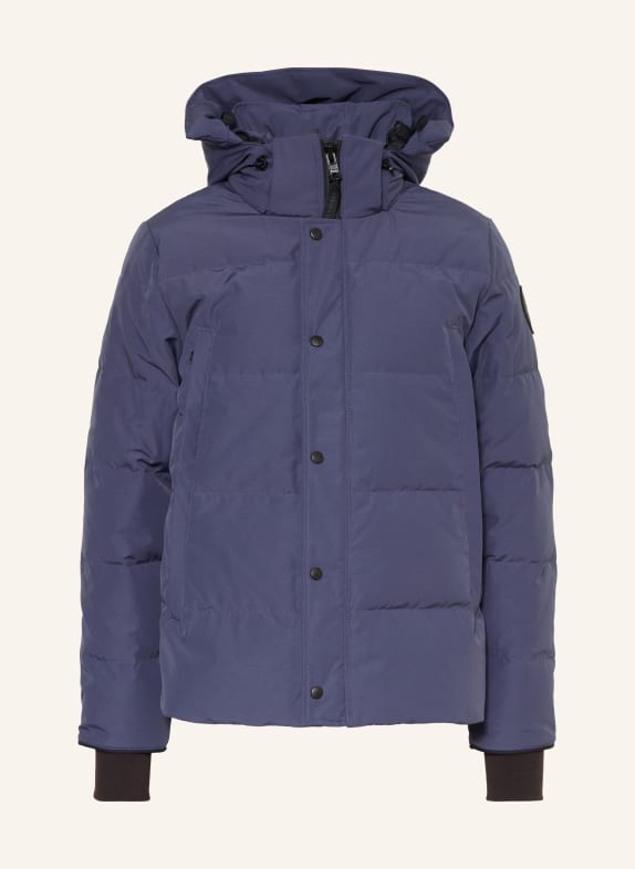 CANADA GOOSE Péřová bunda WYNDHAM MODRÁ