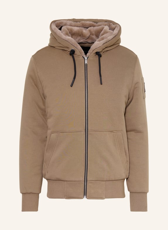 MOOSE KNUCKLES Sweat jacket BUNNY BEIGE