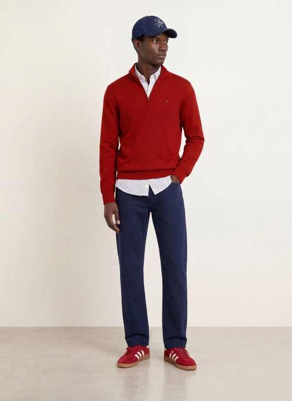 TOMMY HILFIGER Troyer ROUGE