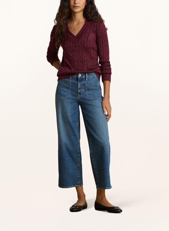 LAUREN RALPH LAUREN Pullover DUNKELROT