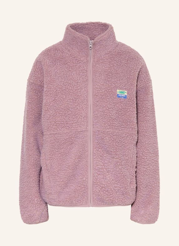 American Vintage Veste en fourrure synthétique HOKTOWN VIEUX ROSE
