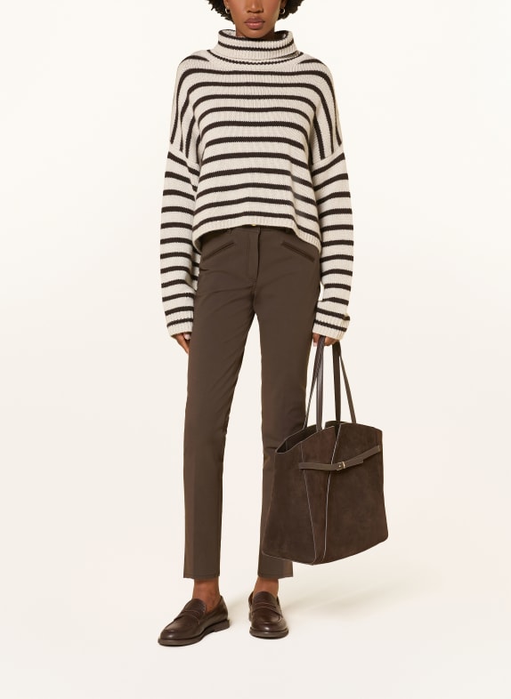 pamela henson Broek ROYAL MARRON FONCÉ