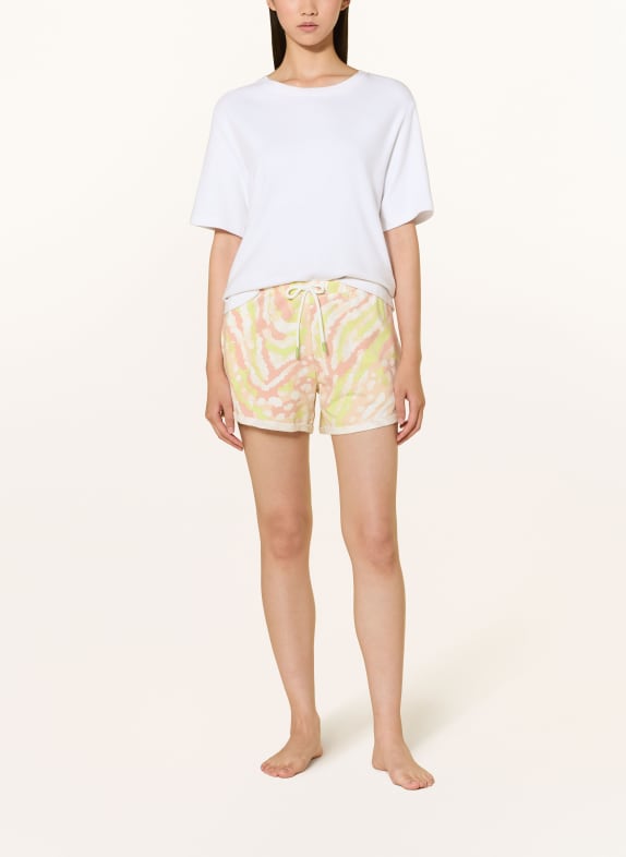 mey Sovshorts i serien DELIAH GUL / BEIGE / VIT