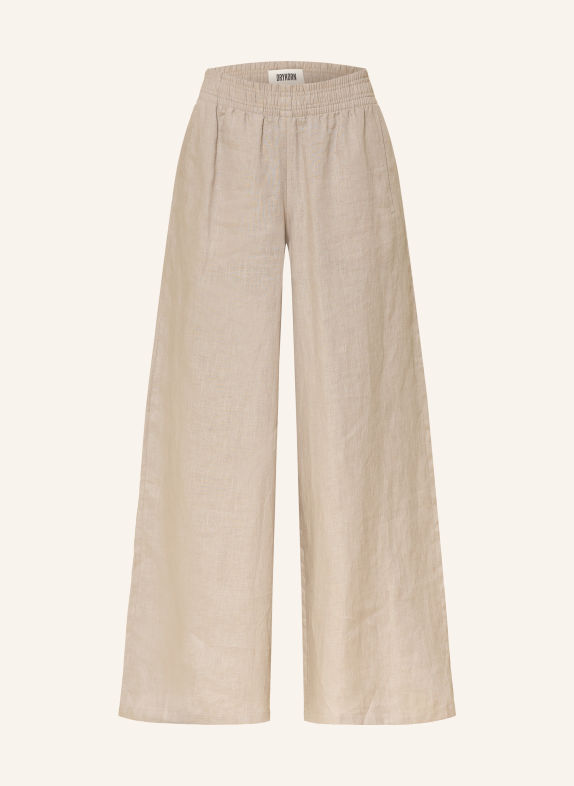 DRYKORN Linen pants CEILING KHAKI