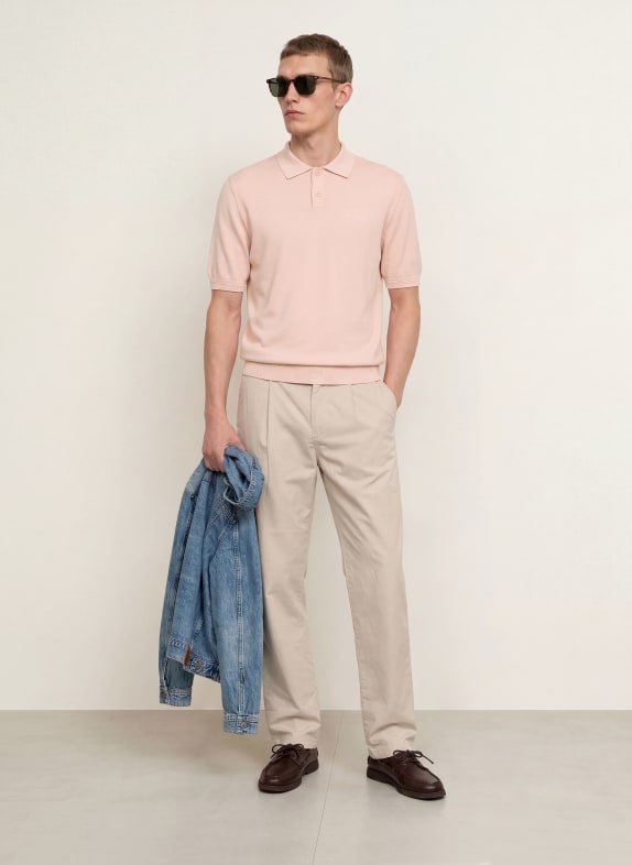 BOSS Strick-Poloshirt ASAC HELLROSA