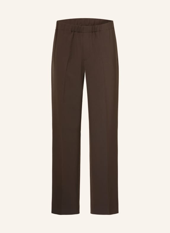 SANDRO Jerseyhose Straight Fit BRAUN