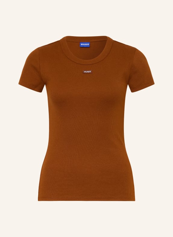 HUGO T-Shirt BRAUN