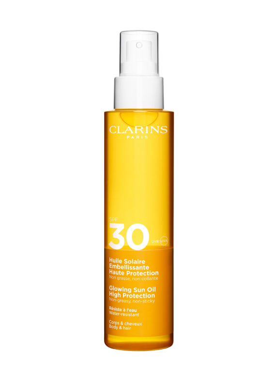 CLARINS HUILE SOLAIRE EMBELLISSANTE HAUTE PROTECTION SPF 30