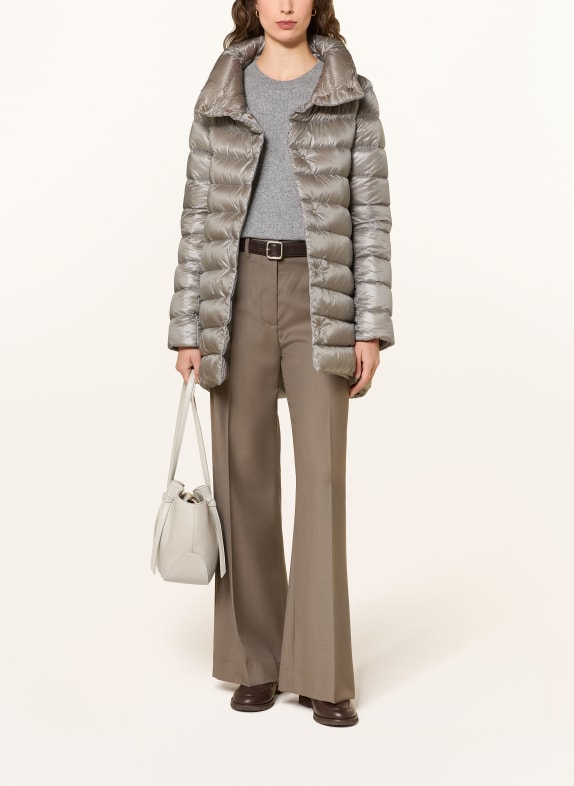 HERNO Down jacket AMELIA SILVER