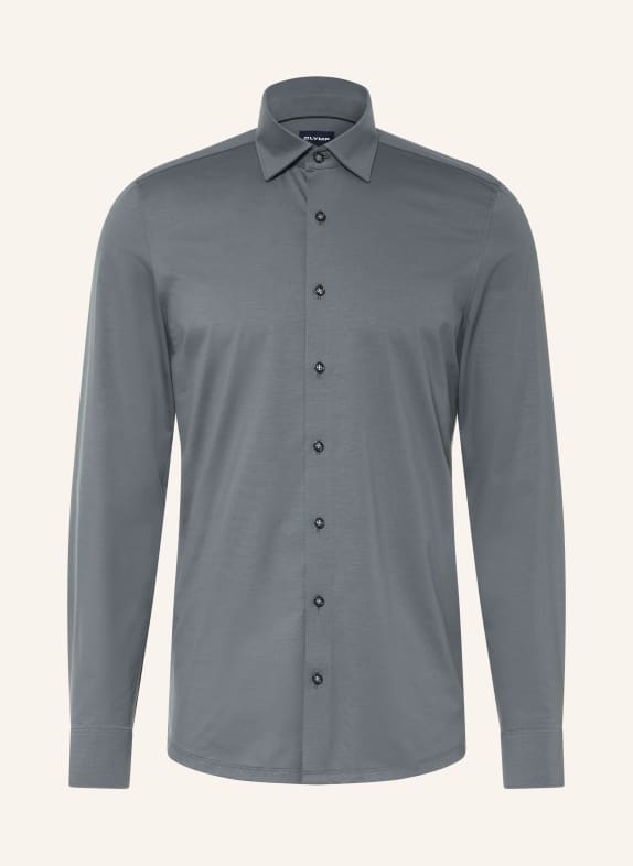 OLYMP Jerseyhemd Level Five 24/Seven body fit DUNKELGRAU