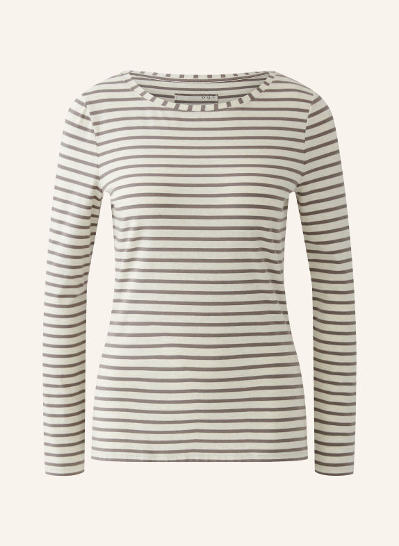 oui Longsleeve TAUPE / ECRU