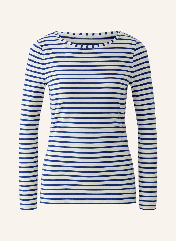 oui Longsleeve BLAU / WEISS